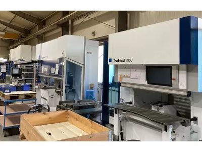 TrumaBend 7050 präzises Biegen auch bei kleineren und anspruchsvollen Bauteilen